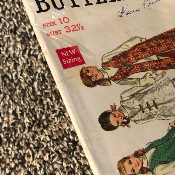 70's Butterick 5597 Misses' Vest Pattern - Vest Sewing Pattern - Size 10 - Picture 5 of 5